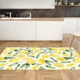 thumbnail image 5 of LaModaHome Non-Slip Rug Lemon Rug: Modern Oversize Area Carpet for Kitchen & Living Room Washable Mat Child Stain Resistant Living Room Kitchen Carpet - Size: 3,3X2,6ft(100X80cm), 5 of 5