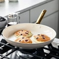 thumbnail image 5 of GreenPan Reserve Ceramic Nonstick 8", 10" and 12" Frypan Set | Taupe with Gold-Tone Handles, 5 of 8