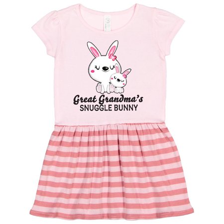 

Inktastic Great Grandmas Snuggle Bunny Easter Gift Toddler Girl Dress