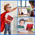 thumbnail image 6 of Kids Cases for iPad 10th Gen 10.9" (2022) Case, for iPad 10.9 inch case with Sturdy Kickstands, Heavy Duty Shockproof iPad 10.9 case for Kids Children Boys Girls,Red+Black, 6 of 9