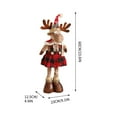 thumbnail image 5 of Vggrvlo Reindeer Fall Decorations for Home Christmas Decorations Indoor Elk Xmas Decorative Hanging Ornaments for Office, Indoor, Room, Mantel, 5 of 6