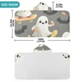 thumbnail image 4 of Yayeee Kids Hooded Towels Toddler Soft Absorbent Beach Bathing Wrap 50" x 23.5", Cute Ghosts, 4 of 5