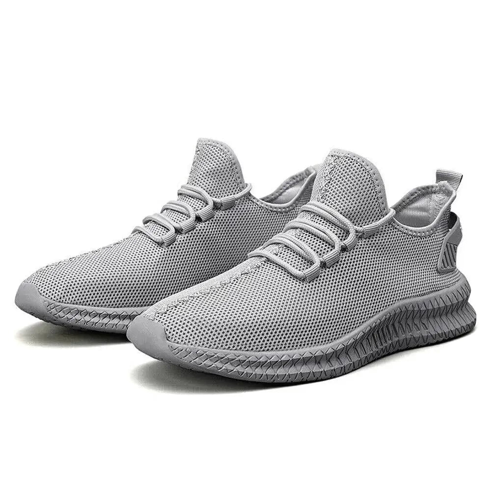 Chaussures de Course Espadrilles Décontractées pour Hommes Jogging Sport Extérieur Tennis Gym