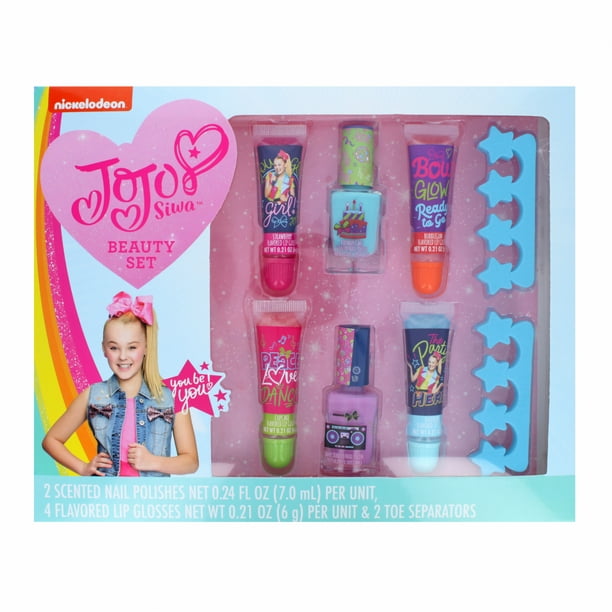 Nickelodeon JoJo Siwa Beauty Lip and Nail Accessory Gift Set - Walmart
