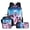 Pattern 2, variant on New cartoon anime 3D Korean-style Neon Demon Squad cool printed large-capacity backpack lunch bag three-piece set