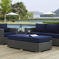 thumbnail image 5 of Modway Sojourn Patio Ottoman in Canvas Navy, 5 of 6