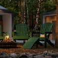 thumbnail image 3 of Wildridge Heritage Sunset Adirondack Chair, Turf Green, Outdoor Weather Resistant Poly Patio Furniture, 3 of 5