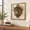 American Bison - 1, variant on Dachshund Dog Head Wall Sculpture with Metal Frame, Hanging Decor for Living Room Bedroom Office