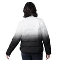 thumbnail image 2 of Women's G-III 4Her by Carl Banks  Black Pittsburgh Steelers Overtime Ombre Full-Zip Puffer Jacket, 2 of 2