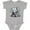 AC-Heather Grey, variant on Inktastic KiniArt Elephant Boys or Girls Baby Bodysuit