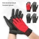 thumbnail image 2 of 1 par de guantes de trabajo de protección de alto voltaje, aislantes eléctricos, de goma, de seguridad, transpirables, para motocicleta, color negro y rojo, talla S, 2 of 8