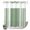 Sage Green, White, Green, variant on No Hook Shower Curtain, Vintage Rust Red Striped Shower Curtains for Bathroom with See Through Top Window, Farmhouse Modern Stripes Boho Waterproof & Washable Bath Curtain Stand Up Stall 36"x72"