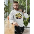 thumbnail image 2 of Lgbtq+ Power Golden Banner Sweatshirt Men -Smartprints Designs, Male 4X-Large, 2 of 4