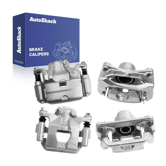 AutoShack Front & Rear Brake Calipers | Replacement for 2007-2010 Nissan Sentra | 4-PC