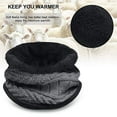 thumbnail image 6 of Ywbawe Men’s Winter Beanie Hat and Scarf Set Thick Knit Warm Cap with Windproof Design, Two PCS Set for Cold Weather, 6 of 9