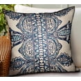 thumbnail image 2 of Plutus 22" x 22" Aristocratic Floret Paisley Luxury Outdoor Throw Pillow, 2 of 3