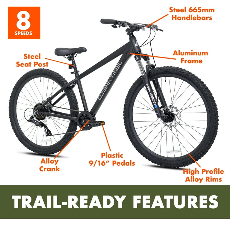 Ozark Trail 27.5 Vibe Mountain Bike Small Frame Fits Riders 5 0 5 6