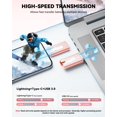 thumbnail image 3 of Memoria USB SUDEHO de 512 GB certificada MFi con conector Lightning, 3 of 8