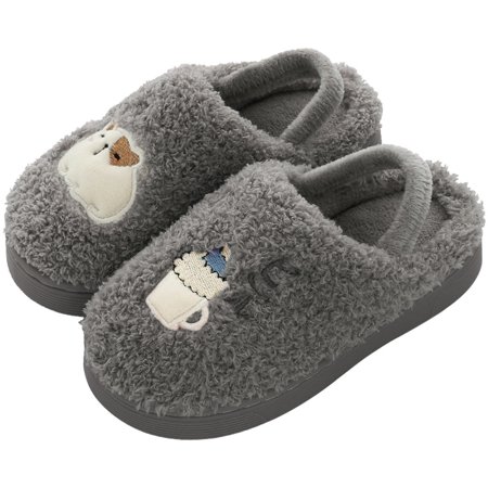 

Toddler Kids Home Slippers Baby Girls Boys Cartoon Warm Indoors Floor Shoes CHMORA