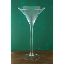 2 Pieces Of 20 Inches Tall Glass Martini Glass Vase Walmart Com