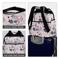 thumbnail image 3 of CHAOYUNYI Women’s Backpack Bag Medium Size with Trolley Sleeve, Adjustable Strap/ Top Handle, Water Resistant Travel Daypack, Flamingo, 3 of 7