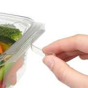 Inline Plastics 32 oz Tamper Resistant Clamshell Container with Flat Lid, TSSB32, 6' x 6 | 252/Case