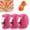 Pink, variant on Eggshell Cracker | Stainless Steel Egg Separator and Shell Remover | Suitable for Raw and Cooked Eggs | Portable Kitchen Gadget (Yellow, 3PCS)