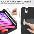 thumbnail image 5 of XYX Case for iPad Mini (A17 Pro) 7th Generation 2024 8.3 inch, Dual Layer Slim Heavy Shockproof Rugged Protective Cover Case with Kickstand (Black), 5 of 7