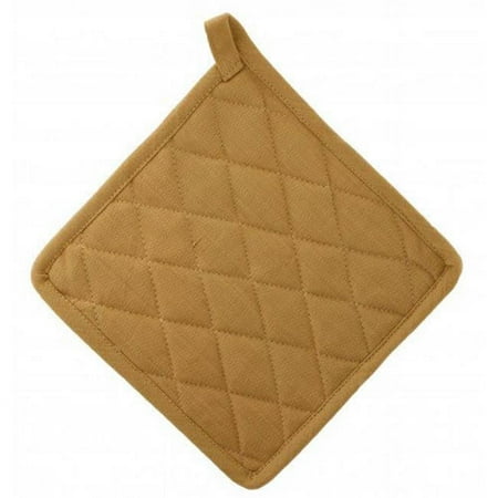 

Mr. MJs Trading AG-40308S-2 Pot Holders Mustard - Set of 2