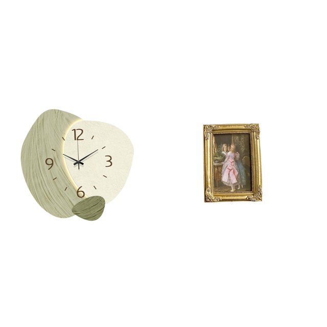 Reloj De Pared Moderno Con Diseño De Dibujos Animados Y Marco De Resina, Ideal Para Decorar Paredes Y Mesas En La Cocina, La Oficina, El Dormitorio O En Casas De Campo.