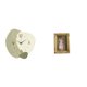 thumbnail image 1 of Reloj de pared,Reloj de pared silencioso,reloj de pared nórdico,decoración para el hogar,Relojes decorativos para pared,oficina,aula y hogar,Marco de fotos,Soporte de resina para marco de, 1 of 8