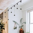 thumbnail image 7 of FSLiving Adjustable Height Track Pendnat Light H-Type Retractable Lift Light by Remote Control with Stepless Dimming Macaron Aluminium Lamp for Indoor Kitchen Island,Grey - Set of 3, 7 of 7