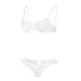 thumbnail image 3 of Clearance Sale 2025 Intimates Erotic Underwear Clearance Lace Temptation Three Point Underwear With Steel Ring, 3 of 9