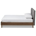 thumbnail image 3 of Bowery Hill Tufted King Panel Platform Bed in Grey, 3 of 8