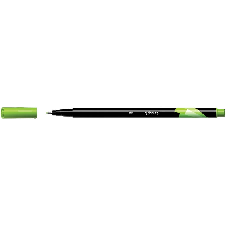BIC Intensity Fineliner Marker Pen, Fine Point (0.4mm), Assorted Colors,  Clean & Crisp Writing, 6-Count