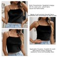 thumbnail image 4 of Camiseta Sin Mangas Corta Cómoda Camiseta Sin Mangas Con Tirantes Finos Para Ir De Compras Para El Hogar ANGGREK Ropa, 4 of 6