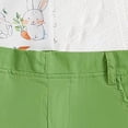 thumbnail image 7 of mgoYE Toddler Boy Easter Outfit Bow Tie Button Up Short Sleeve Shirt Bunny Clothes Casual Shorts Baby Summer Clothes Cute Outfits(Green,12-18 Months), 7 of 7