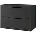 thumbnail image 3 of Famous Brand LF-36-2D-BLACK 36 Premium Lateral File Cabinet 2 Drawer Black, 3 of 7