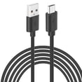 thumbnail image 1 of Uxcell Câble d'Extension d'Alimentation USB vers Micro USB 33 Pieds, Long Câble de Charge, Noir, 1 of 6