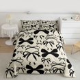 thumbnail image 2 of Homewish Cartoon Ribbon Bow Knot Full Size Comforter Sets 3-Piece for Kids Children,Dreamy Princess Bedding Comforter Set,Cute Bow-Tie Lightweight Bedding Sets,Ultra Soft Home Decor,Reversible, 2 of 8
