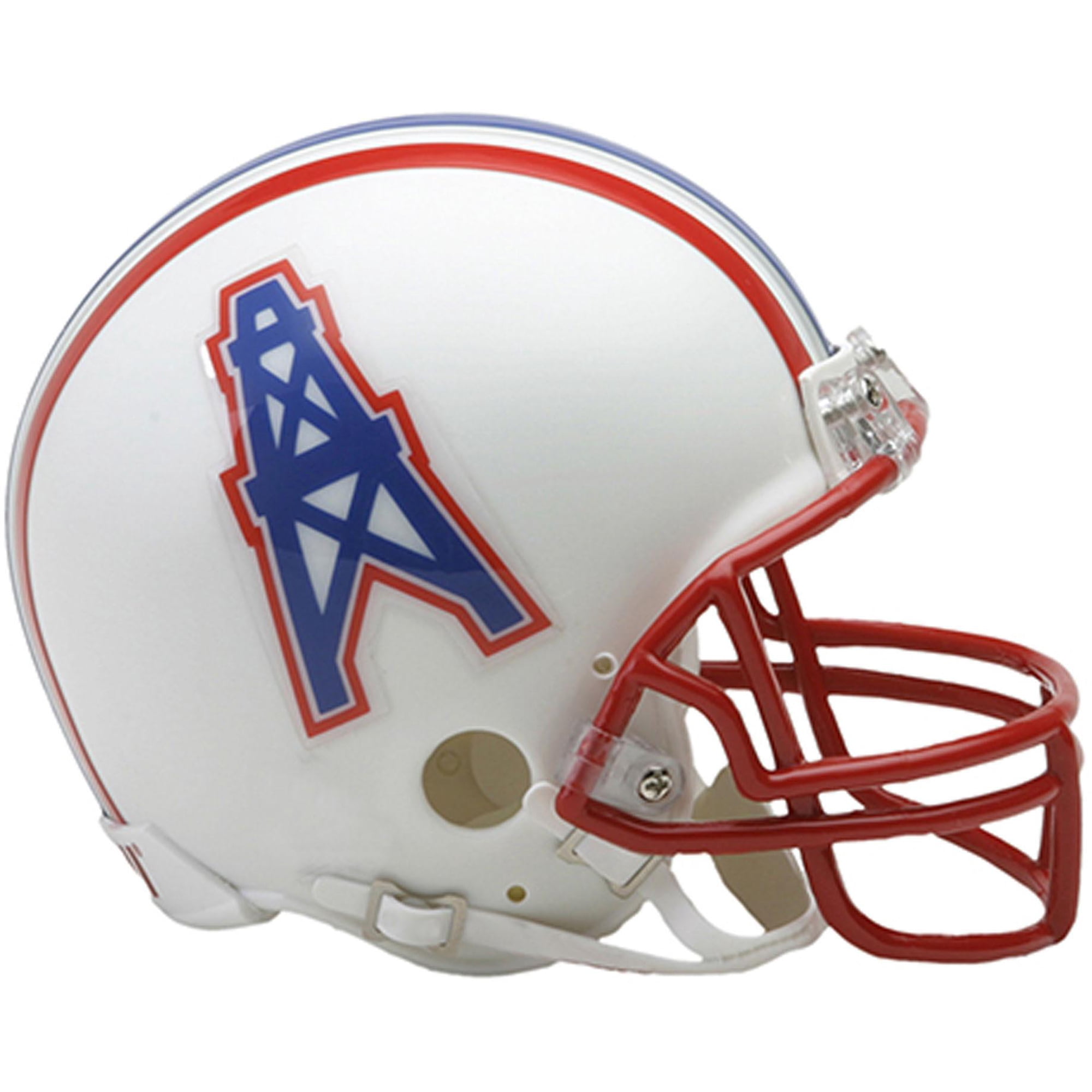 Riddell Houston Oilers Throwback 1981 - 1996 VSR4 Mini Football Helmet - Fanatics Authentic Certified