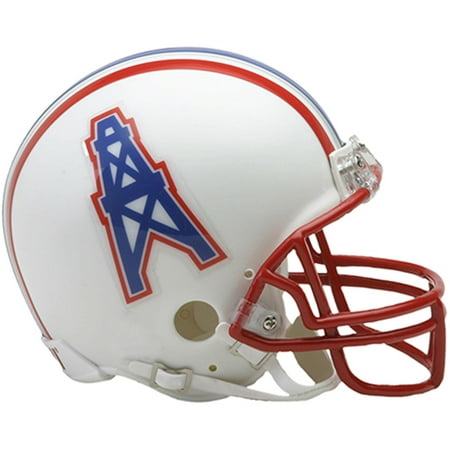 Riddell Houston Oilers Throwback 1981 - 1996 VSR4 Mini Football Helmet - Fanatics Authentic Certified
