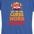thumbnail image 3 of Inside Out - Can I Say That Curse Word - Women's Short Sleeve Graphic T-Shirt, 3 of 5