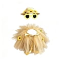 thumbnail image 2 of Cififendec Porch Goose Outfit, 23" Goose Figurine Costume with Sunflower Tutu Dress, Straw Hat and Sunglasses for Outdoor Yard Garden Summer Decor, 2 of 5