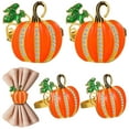 thumbnail image 1 of GOOHOCHY 4 servilleteros con forma de calabaza para el Festival de la Cosecha, para restaurantes y hoteles., 1 of 7