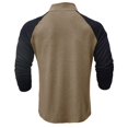 thumbnail image 4 of VBARHMQRT Funny Hoodies Mens Long Sleeved Zipper Turtleneck Sweatshirt Pullover Matching Color Stand Outdoor Hoodie, 4 of 8