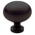 thumbnail image 3 of Baldwin 4913412 1.375 in. Decorative Oval Cabinet Knob - Distressed Venetian Bronze, 3 of 7