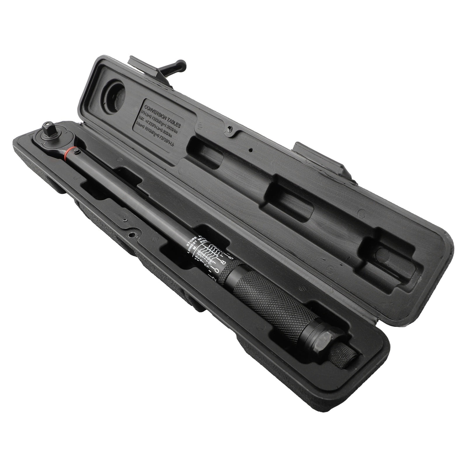 3/8Inch Drive Adjustable Click Torque Wrenches 10-130N.M With Case Hcs