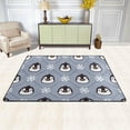 thumbnail image 2 of SKYSONIC Winter Penguins Snowflakes Non-Slip Area Rug, Cute Animal Floor Carpet Comfort Floor Mats Decor for Indoor Front Porch Living Room Bedroom Kitchen, 36"x24", 2 of 7