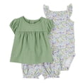 thumbnail image 1 of Conjunto Carter's Child of Mine Para Bebé Niña 3 Piezas Estampado Floral, 1 of 4
